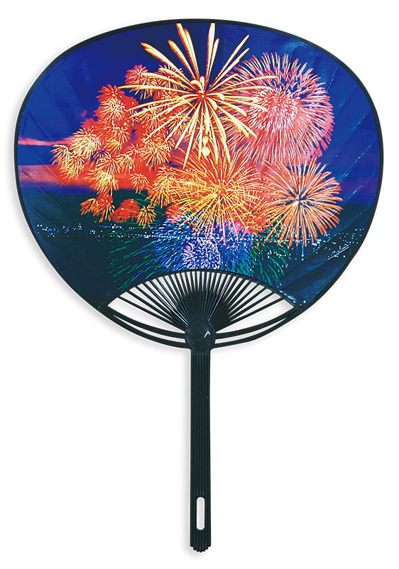 Gタイプポリうちわ 花火
