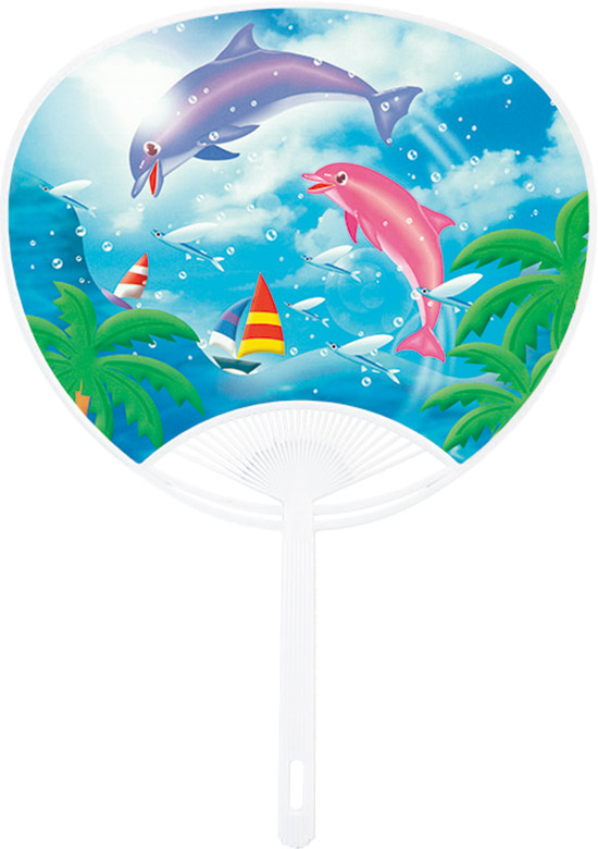 全面名入れGタイプうちわ 金魚
