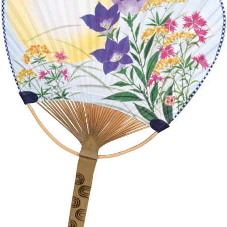 桔梗とピンクの花