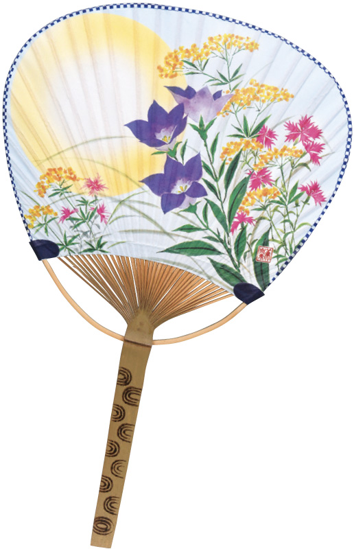 桔梗とピンクの花